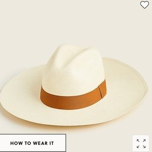New J Crew Wide-brim Panama hat
Item AW360